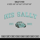Sally 3103 Embroidery File 6 sizes