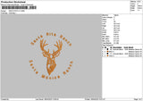 Santacirlce V1 Embroidery File 6 sizes