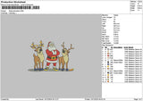 Santadeers 1312 Embroidery File 6 sizes