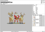 Santadeers 1312 Embroidery File 6 sizes