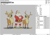 Santadeers 1312 Embroidery File 6 sizes