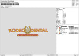 Rodeotext Embroidery File 6 sizes