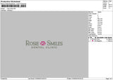 Rosietext Embroidery File 6 sizes