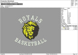 Royalstext 2101 Embroidery File 6 sizes