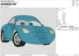 Sally New Embroidery File 4 size