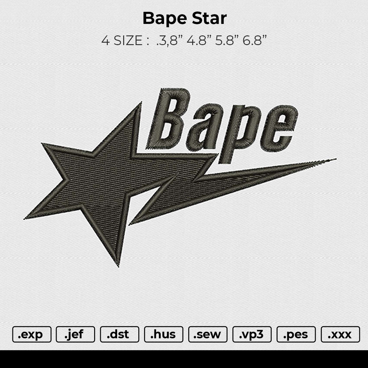 Bape star logo best sale