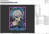 Jujutsu K 1605 Embroidery File 6 sizes