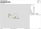 Just Peachie Embroidery File 6 sizes