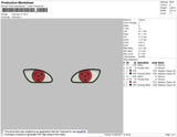 Ninja Eye V1 Embroidery