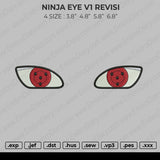 Ninja Eye V1 Embroidery