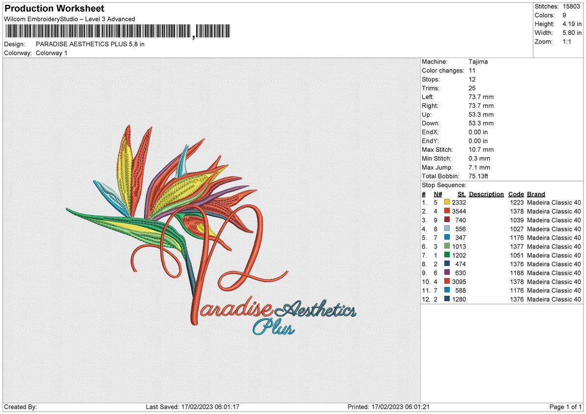 PARADISE AESTHETICS PLUS Embrostudio paradise-aesthetics-plus-embrostudio