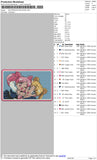 Sailormoon Rectangle Embroidery
