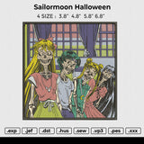 Sailormoon Halloween Embroidery