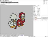 Donald Duck Halloween Embroidery