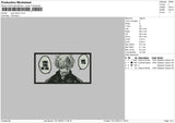 Satoru Rectangle Bw Embroidery File 6 sizes