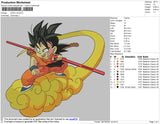 Goku V6 Embroidery