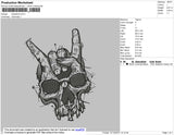 Handskull Embroidery