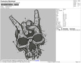 Handskull Embroidery