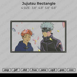 Jujutsu Rectangle Embroidery