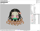 Nezuko Embroidery