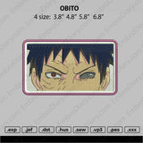Obito Eyes Embroidery