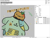 Pompompurin Embroidery
