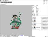 Rock Lee v5 Embroidery