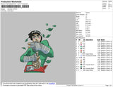 Rock Lee v5 Embroidery