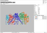 Sailorline Embroidery File 6 sizes