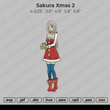 Sakura Xmas 2 Embroidery