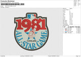 1981 STAR GAME OK Embroidery File 6 size