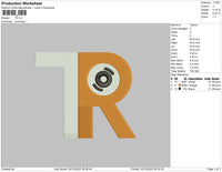 1R Embroidery File 6 size