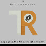 1R Embroidery File 6 size