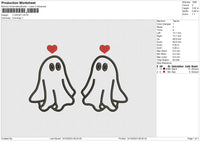 2GHOST Embroidery File 6 size