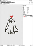 1GHOST V2 Embroidery File 6 size