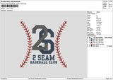 2stext V1 Embroidery File 6 sizes