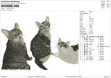 CAT AB1210 Embroidery File 6 sizes