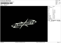 Ateeztext Embroidery File 6 sizes