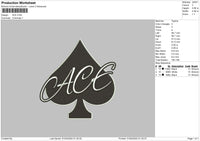 Acetext Embroidery File 6 sizes