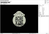 ACRE VINE Embroidery File 6 size