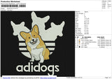 ADIDOGS V2 Embroidery File 6 size