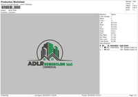 Adlrtext Embroidery File 6 sizes