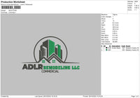 Adlrtext Embroidery File 6 sizes