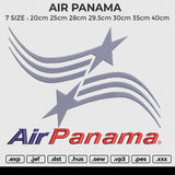 AIR PANAMA Embroidery File 6 size