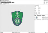 AL AHLI SAUDI FC Embroidery File 6 size