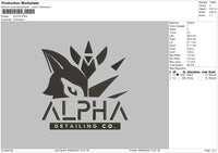 Alpha Text 02 Embroidery File 6 sizes