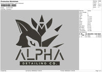 Alpha Text 02 Embroidery File 6 sizes