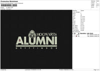 ALUMNI Embroidery File 6 size