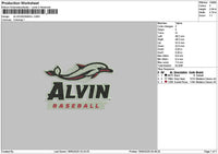 Alvintext Embroidery File 6 sizes