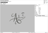 Anbortext Embroidery File 6 sizes